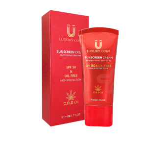 کرم ضد آفتاب spf ۵۰ لاکچری کوین